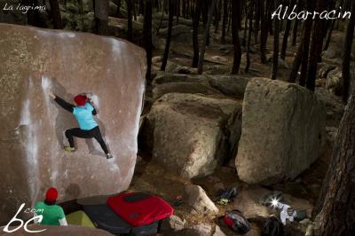 Natalia in "La lagrima"